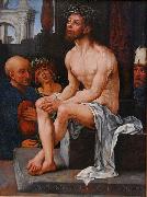 Jan Gossaert Mabuse Man of Sorrow. oil painting on canvas